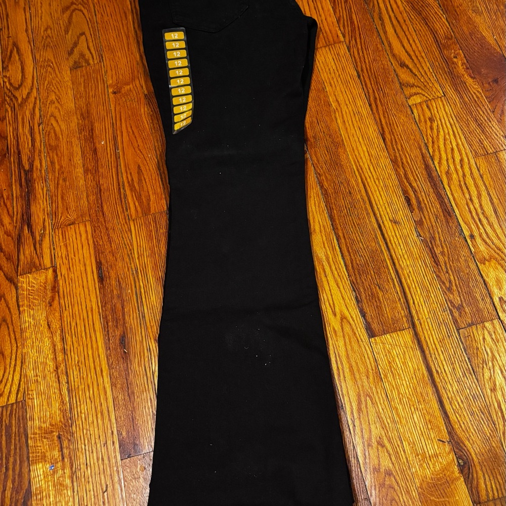 Black Jeans BY SEVEN SZ 12 flare leg